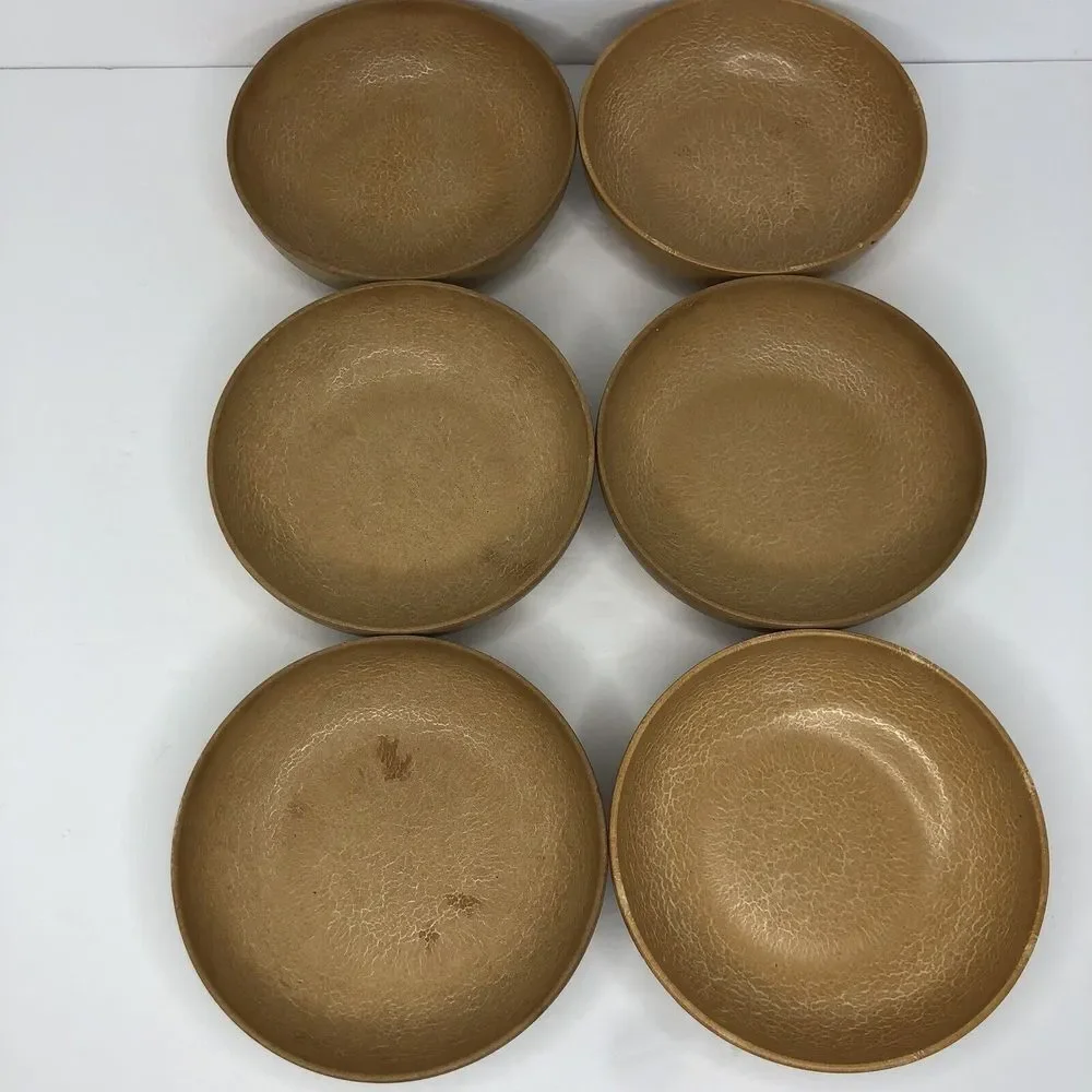 6 Vintage Ellingers  #60 Agatized Wood‎ INC 5.5